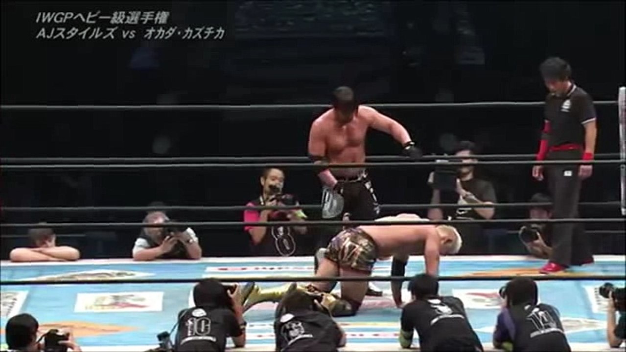 AJ Styles vs Kazuchika Okada Ending