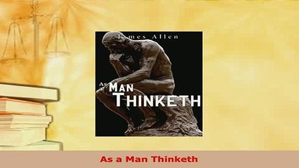 PDF  As a Man Thinketh PDF Online