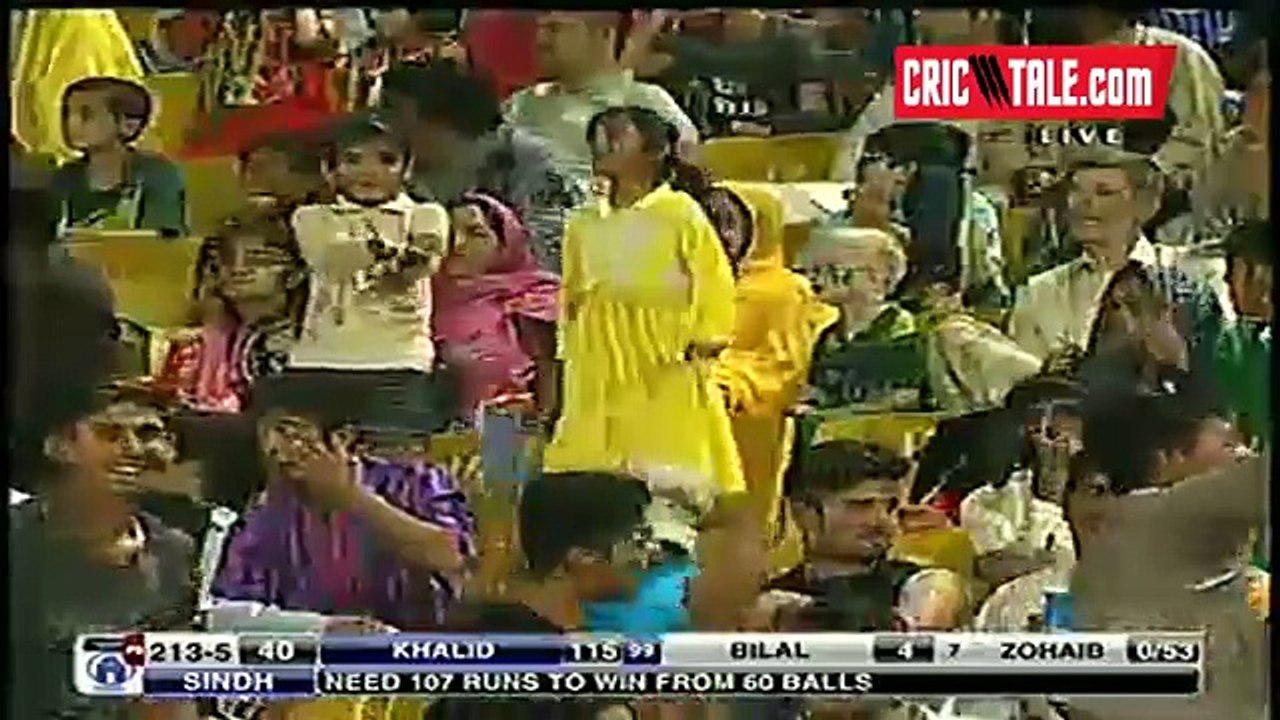 Yasir Shah vs Khalid Latif Face to Face Fight in  Pakistan Cup 2016- Match 8 Sindh vs KPK