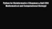 [Read Book] Python for Bioinformatics (Chapman & Hall/CRC Mathematical and Computational Biology)