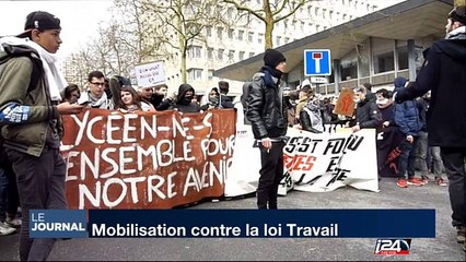 Nouvelle mobilisation contre la loi Travail dans la rue