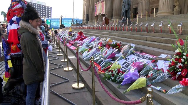 Football: Liverpool rend hommage aux victimes de Hillsborough