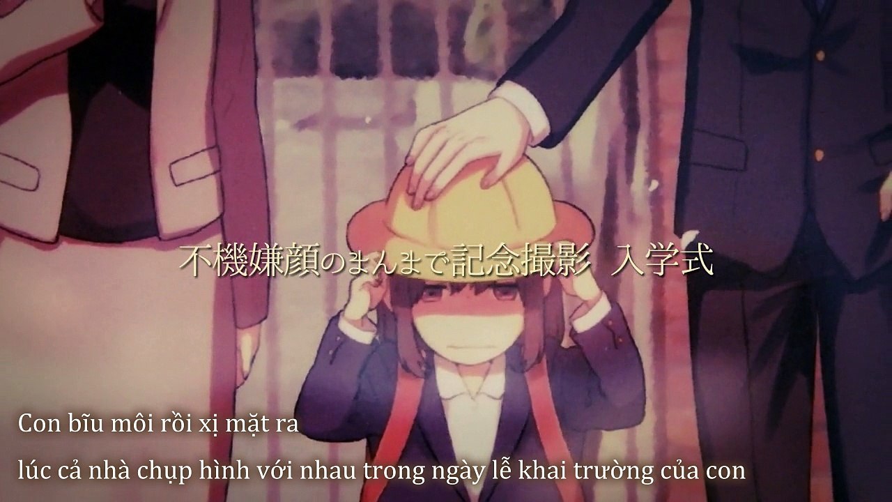 【School Hatsune Miku Kawaii】Mama (ママ) - Hatsune Miku 【Vietsub】