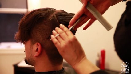 David Beckham Inspired | Disconnected & Slicked Back Undercut | Popular Men's Hairstyles | CSC