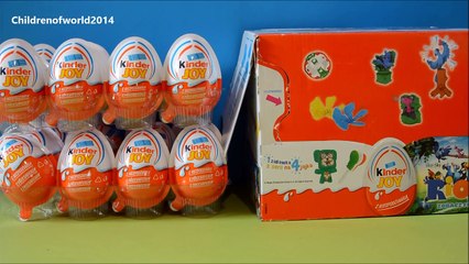 Kinder Joy Surprise Eggs Box Unboxing Überraschungsei