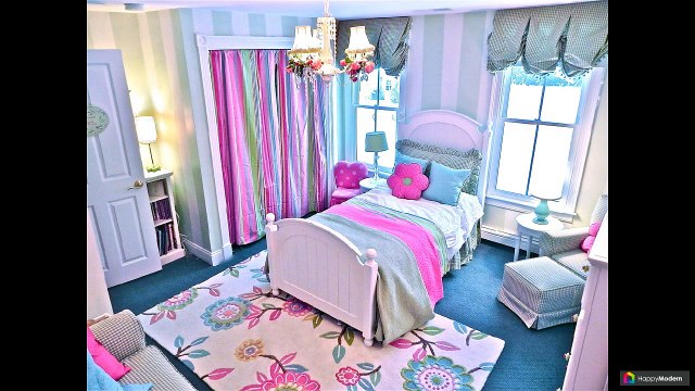 Шторы в детскую для девочки: 43 идеи