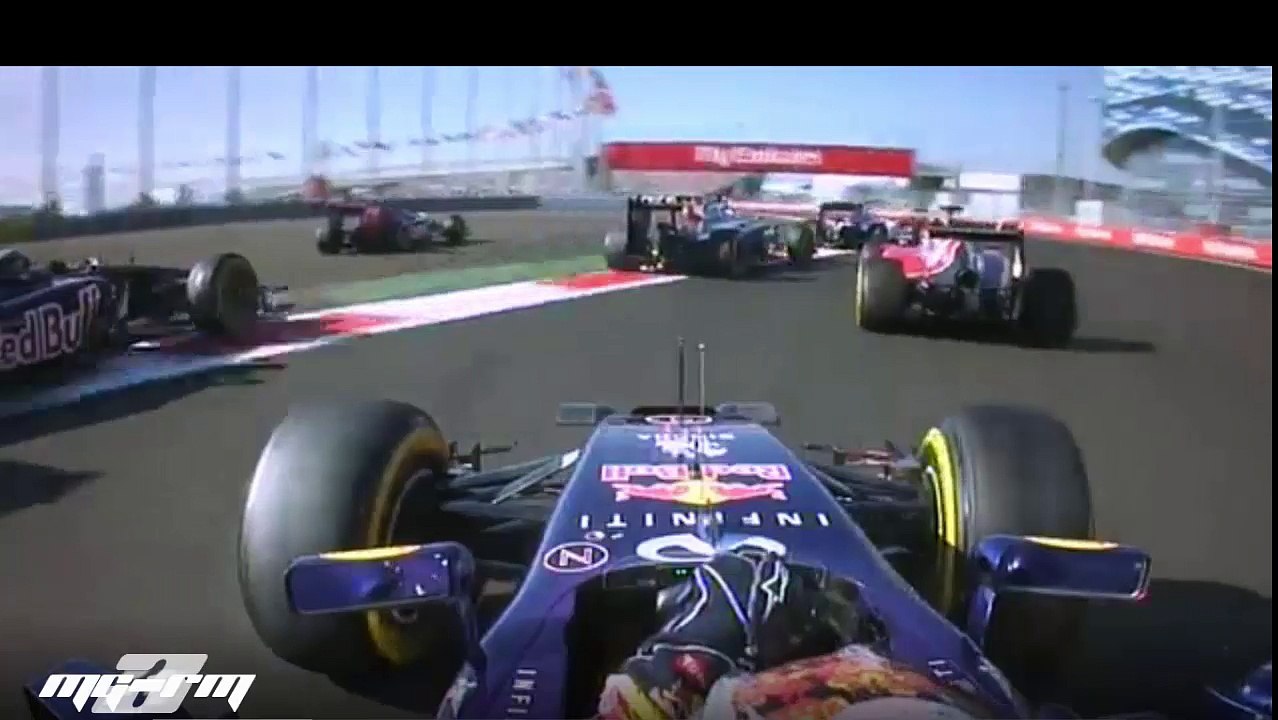 Classic onboard: Vettel's battling Sochi start in 2014
