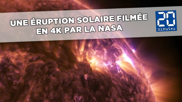 La première éruption solaire filmée en haute définition par la NASA