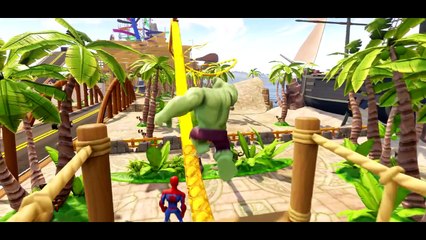 HULK CARS SMASH PARTY! Monster Truck Lightning McQueen CARS!! + Finger Family Song Nursery Rhyme