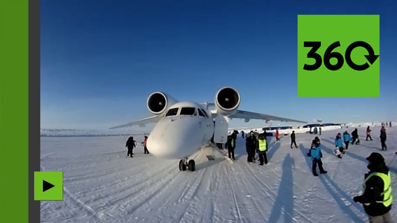 Première vidéo à 360° d'un camp militaire russe sur le Pôle Nord