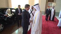 Başbakan Davutoğlu, Katar Başbakanı ile Bir Araya Geldi