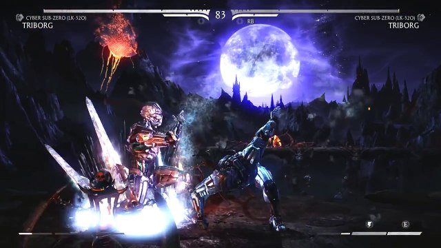 Mortal Kombat X: How To Select Cyber Sub Zero & Original Gray Tri Borg! (Kombat Pack 2 DLC