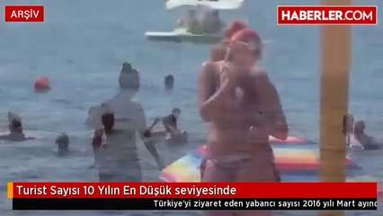 Turist Sayısı 10 Yılın En Düşük seviyesinde