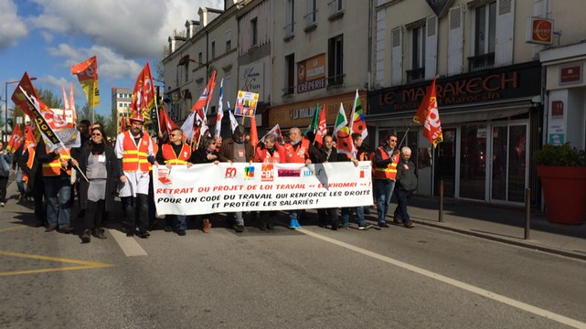 Manifestation au Mans contre la loi El Khomri