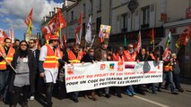 Manifestation au Mans contre la loi El Khomri