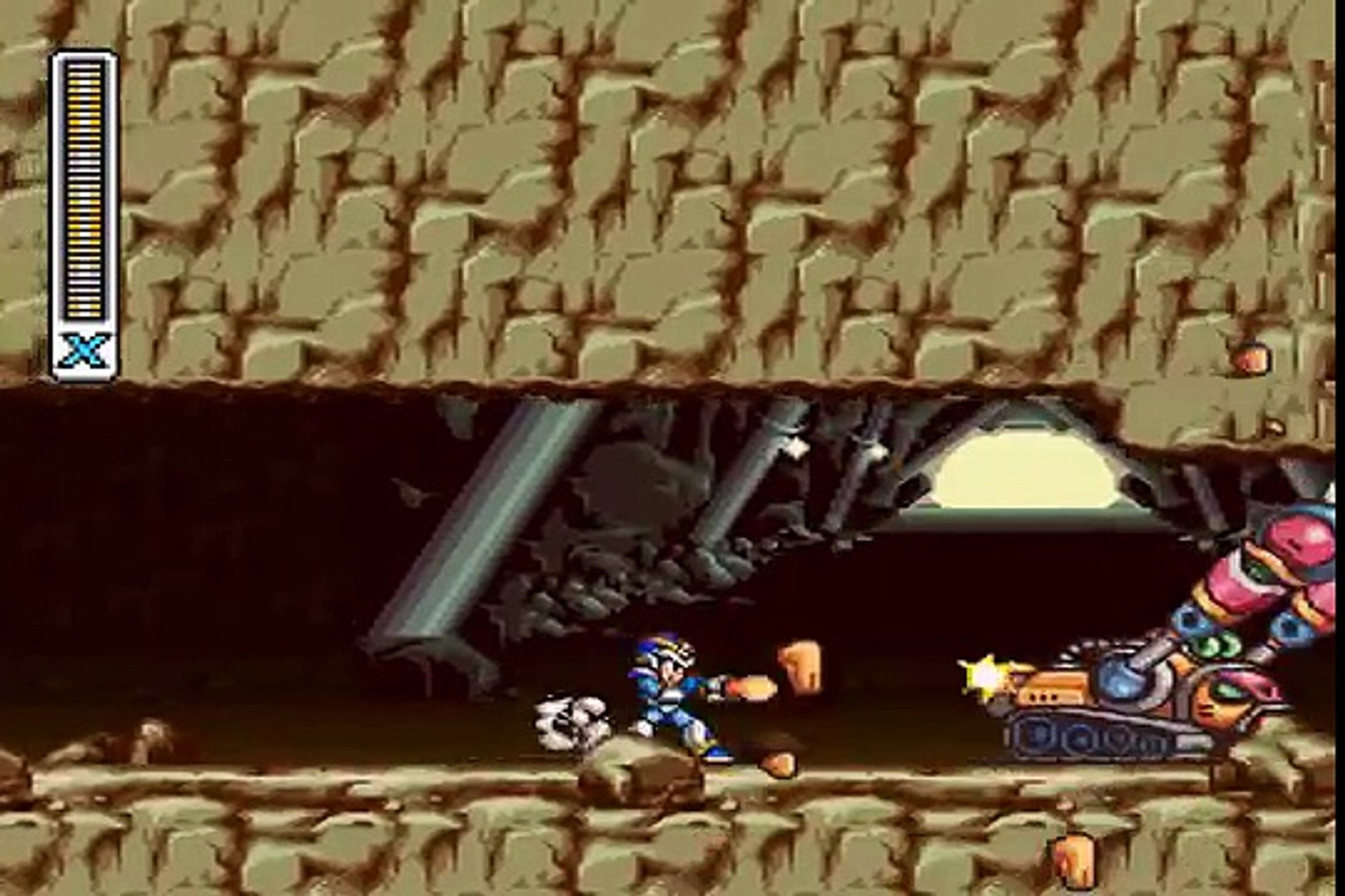 Mega Man X: Part 11: Getting the Hadoken from Armored Armadillo's Stage
