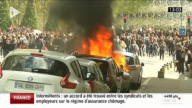 Loi Travail: Des affrontements entre manifestants et forces de l'ordre à Nantes