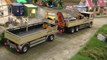 GIANT RC CRANE TRUCK SCALE MODEL TRUCK AT WORK / Intermodellbau Dortmund 2016