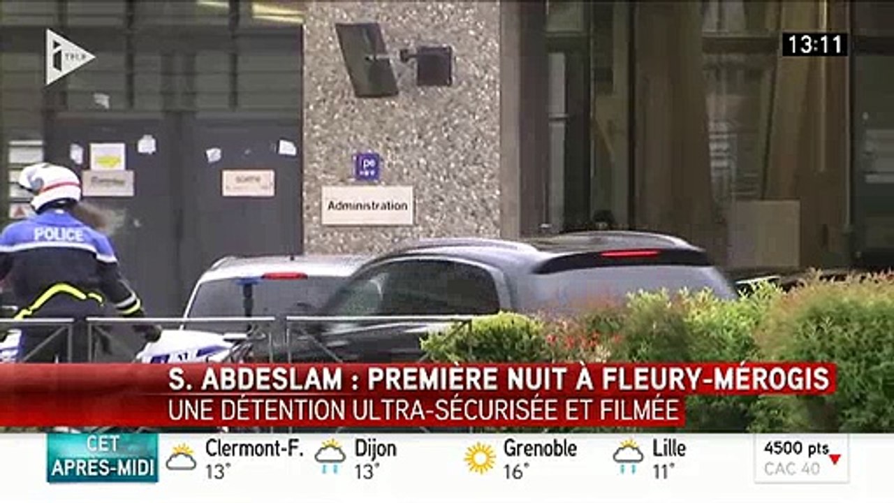 Regardez Salah Abdeslam hué par des détenus à son arrivée à Fleury-Mérogis
