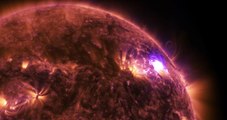 Les explosions à la surface du soleil filmées en 4K par la NASA