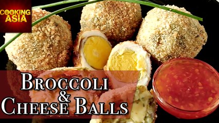 How To Make Broccoli & Cheese Balls At Home | Cooking Asia