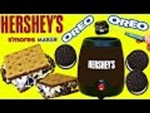 Disney | Oreo Smores!!! Cookie Crusted Marshmallows Hershey's Chocolate & S'mores Maker by DisneyCarToys