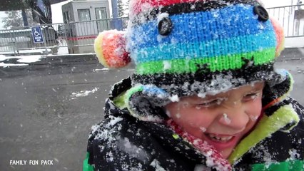 24 Hours With 5 Kids on a Snowy Day