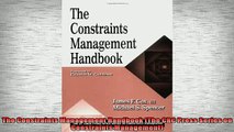 READ book  The Constraints Management Handbook The CRC Press Series on Constraints Management READ ONLINE
