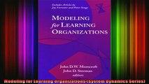 READ FREE Ebooks  Modeling for Learning Organizations System Dynamics Series Free Online