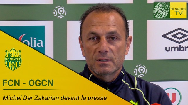 FCN-OGCN : Michel Der Zakarian devant la presse
