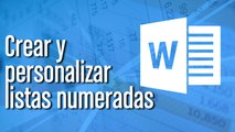 Cómo hacer y editar listas numeradas en Word
