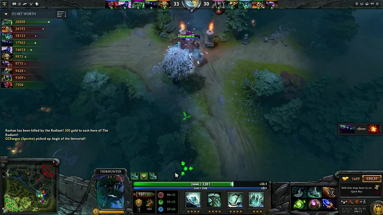 LH446! Tide Hunter Mid by Miracle- Ranked Match - Dota 2 RedArchon_89