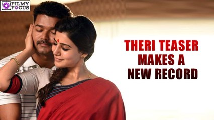 Theri Teaser makes a new record in Youtube | filmyfocus.com