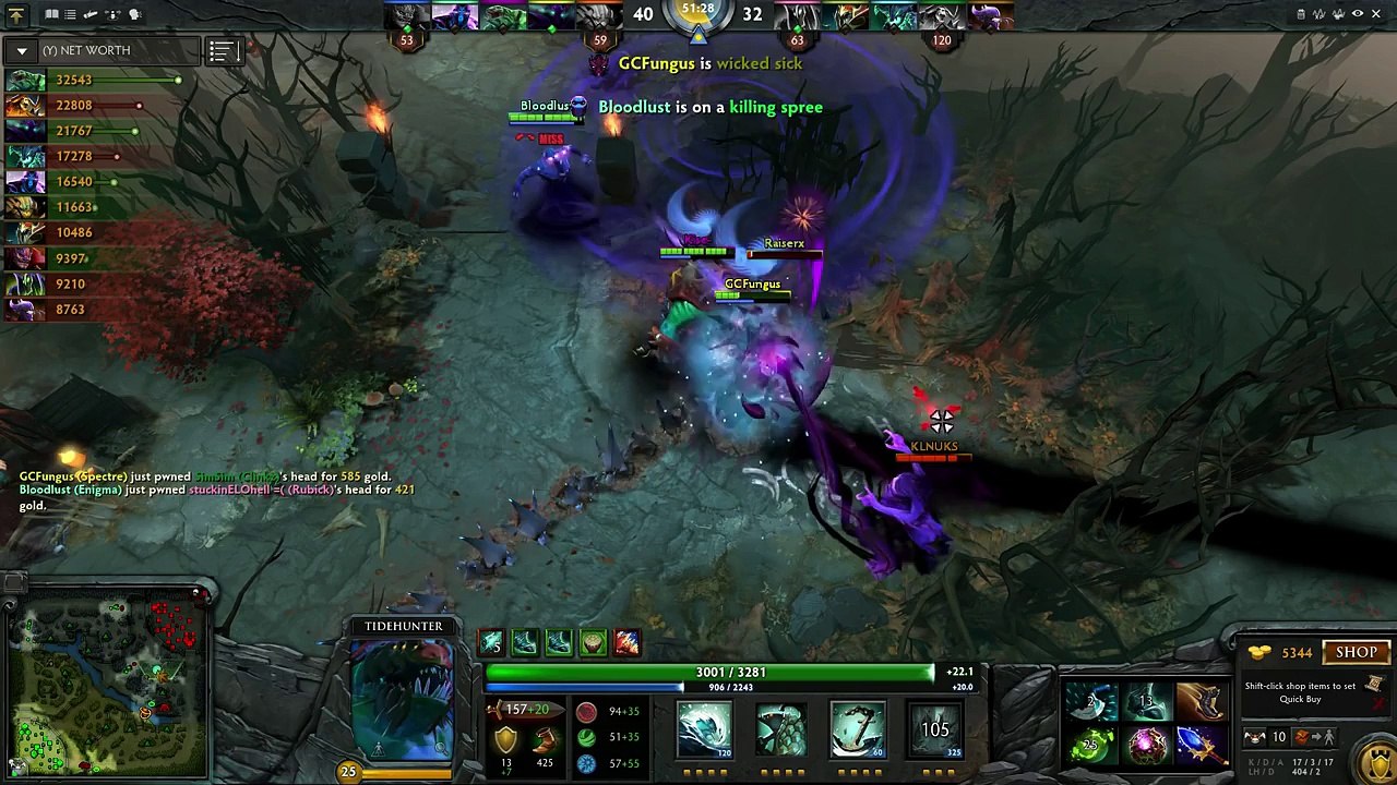 LH446! Tide Hunter Mid by Miracle- Ranked Match - Dota 2 RedArchon_96