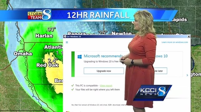 Windows 10 propose une mise à jour en plein direct