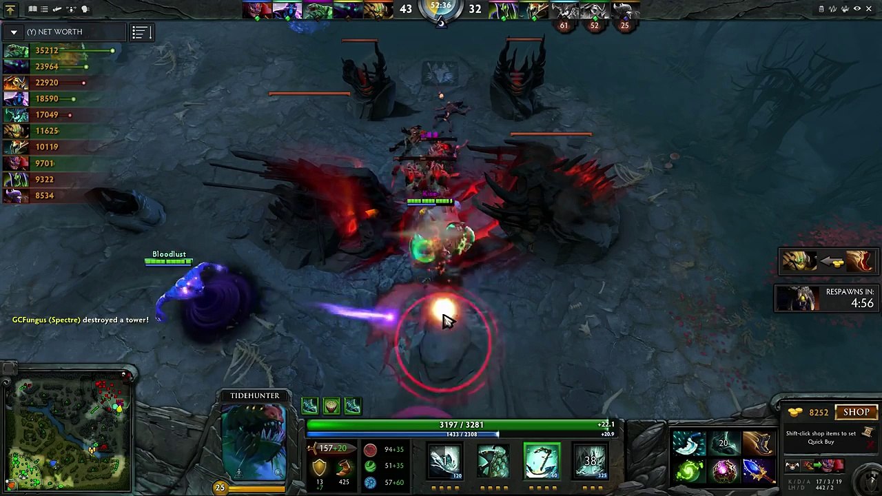 LH446! Tide Hunter Mid by Miracle- Ranked Match - Dota 2 RedArchon_98