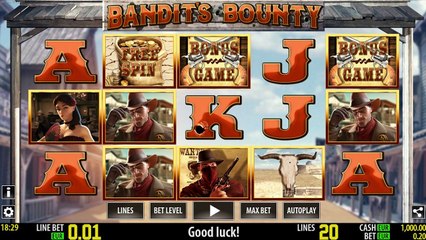 Bandit's Bounty HD ilmainen kasino kolikkopeli World Match Video Esikatselu