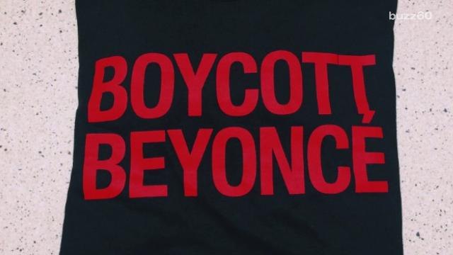 'Boycott Beyonce' T-Shirts on Sale at Beyonce Concert