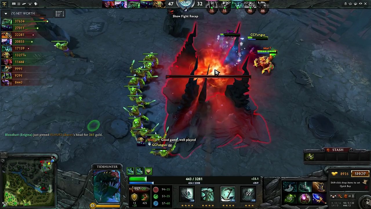 LH446! Tide Hunter Mid by Miracle- Ranked Match - Dota 2 RedArchon_100