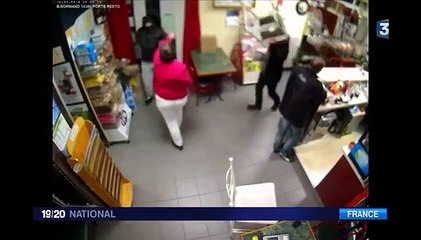 La patronne d'un bar-épicerie met son braqueur en fuite