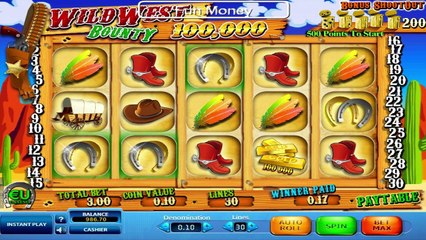 Wild West Bounty ilmainen kasino kolikkopeli SkillOnNet Video Esikatselu