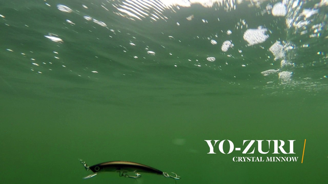 How Lures Swim: Yo-Zuri Crystal Minnow