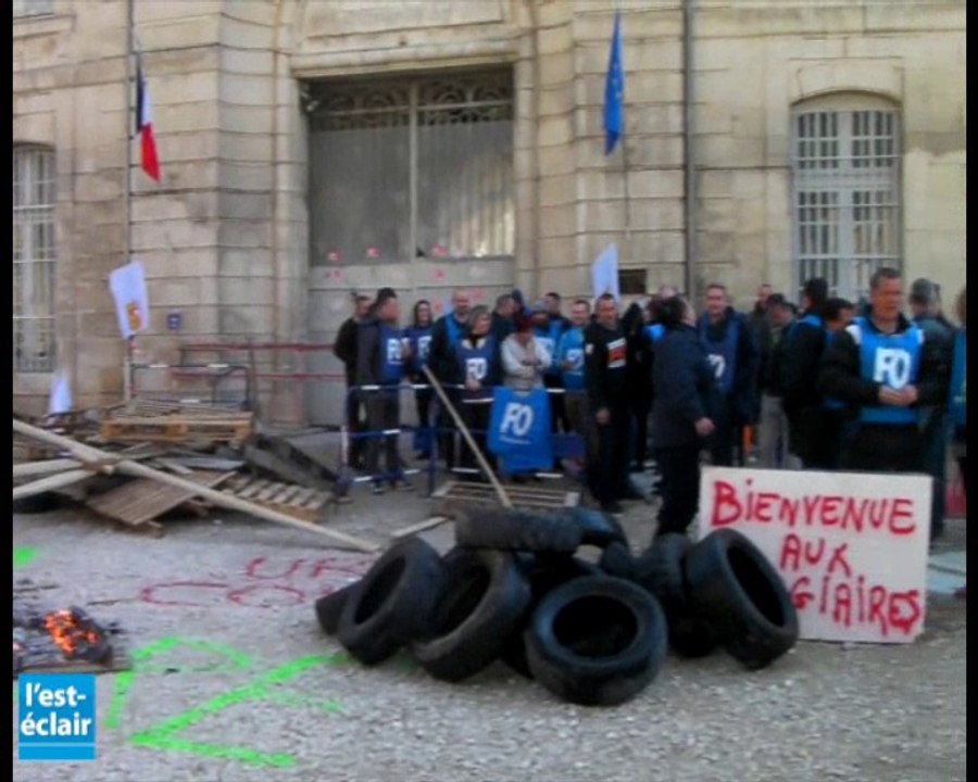 Blocage de la centrale de Clairvaux