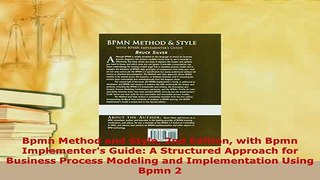 PDF  Bpmn Method and Style 2nd Edition with Bpmn Implementers Guide A Structured Approach for Free Books