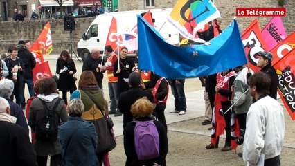 Dinan. Une centaine de personnes seulement à la manifestation anti loi Travail