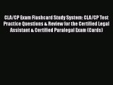 PDF CLA/CP Exam Flashcard Study System: CLA/CP Test Practice Questions & Review for the Certified