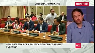 El zasca de Pablo Iglesias al presentador de Antena 3 Noticias Alvaro Zancajo Dejen de manipular GRACIAS 27 Abril 2016