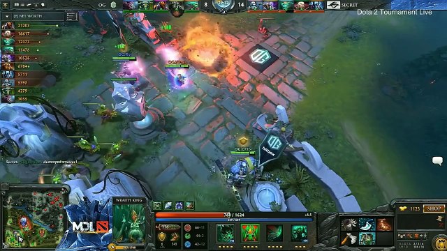 OG vs Secret Game 1 - MarsTV Dota 2 League Winter 2016 UB Quarterfinals - OG DOTA 2 vs Team Secret_79