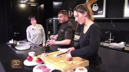 Chef Une Recette : Filet Mignon aux pommes et P'tit Roussard au Cidre par Sébastien Plé