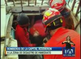 La heroica labor de los Bomberos de Quito